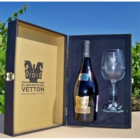 Vino Secreto Vetton + Copa + Estuche